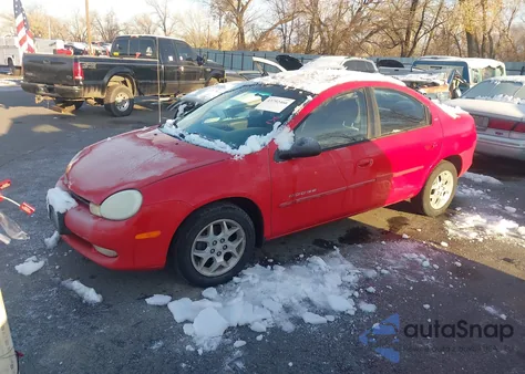 2001 Dodge Neon Se from USA, damaged, VIN 1B3ES46C21D206506